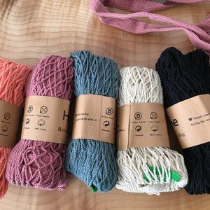 Cotton Mesh Bag/Tote